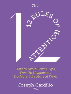 cover image of The 12 Rules of Attention